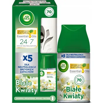 Osvěžovač vzduchu Air Wick Freshmatic Osvěžovač vzduchu Bílé Květy difuzér + 2 x náplň