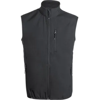 Pánská vesta RPET softshellová vesta Shelles - Černá / XL