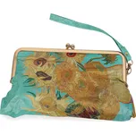 Dámský mini skládací deštník s pouzdrem Varianta: 1 tyrkysová slunečnice, Balení: 1 ks