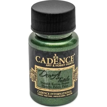 Cadence Metalická barva na textil 50 ml, zelená
