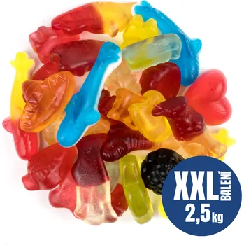 Čokoláda NUTSMAN Želé sladký MIX AKCE GASTRO 2,5 kg