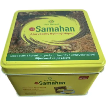 Čaj SAMAHAN Čaj v české kovové krabičce s odklápěcím víčkem, 60 ks
