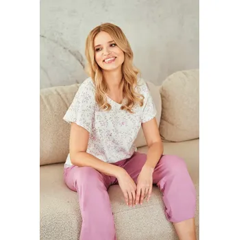 3542 DÁMSKÉ PYŽAMO MARIELLA S-XL Béžová L