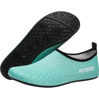 Boty do vody Boty do vody Pryžová podrážka Protiskluzové Vzduchová síťovina Plátno Unisex Jednobarevné s nápisem Plážové Aquashoes modrá 37