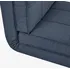 Křeslo Homcom Rozkládací křeslo 61 x 73 x 58 cm, tmavě modré
