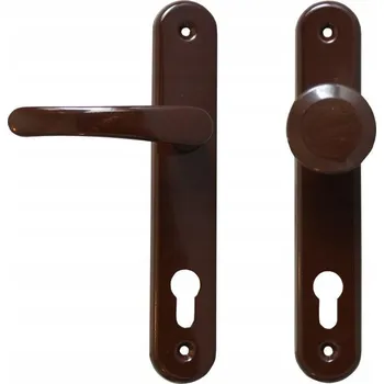 Dveřní kování Vnitřní klika Gamet Dlouhá, Štít kulatý, Rozeta pro vložku