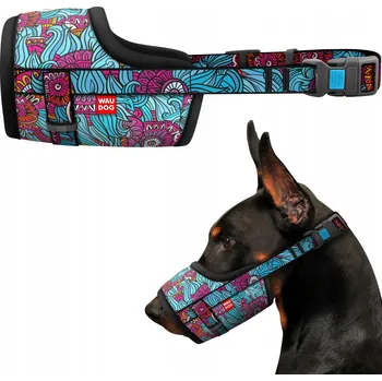 Náhubek pro psa Náhubek pro psa WAUDOG Nylon, vzor Léto, velikost XL, 35-43 cm
