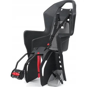 cyklosedačka Zadní dětská sedačka na kolo Polisport Koolah FF šedá