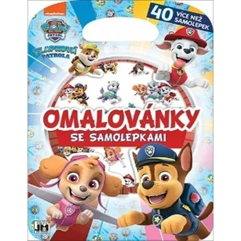 omalovánky Omalovánky se samolepkami Tlapková patrola