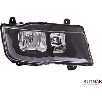 Sklo světlometu Sklo reflektoru MAN TGX/TGM/TGS/TGL levé LAMIRO 370-001GLASS