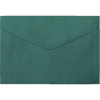 Obálka Ozdobné obálky Pearl - C6, 150 g/m2, perleťové, zelené, 10 ks
