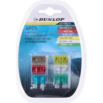 Autopojistky SADA POJISTEK DUNLOP 6 KS