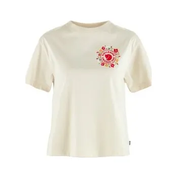 Fjällräven Fjällblomster Logo T-Shirt Women Chalk White béžová M