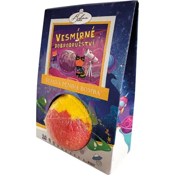 Koupelová kosmetika Pěnivá a šumivá bomba do koupele s urychlovačem 110 g - Mars - vesmírné dobrodružství