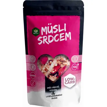 Topnatur Müsli srdcem Low Carb Mix 250 g
