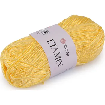 Příze Pletací příze Etamin 30 g, střední, 4 (461) žlutá
