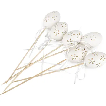 Velikonoční dekorace Zápich velikonoční děrované vajíčko