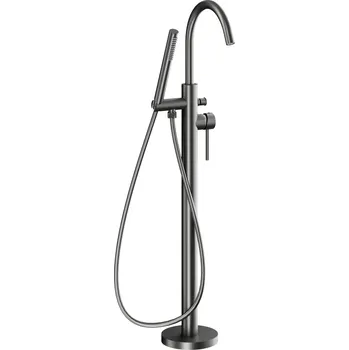 Vodovodní baterie KFA Armatura Moza Gun Metal Grey vanová baterie volně stojící grafitová 5035-510-61