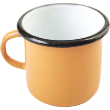 OLYMP Olymp, smaltovaný hrnek 8 cm, 0,4 l, hořčičný 154/18