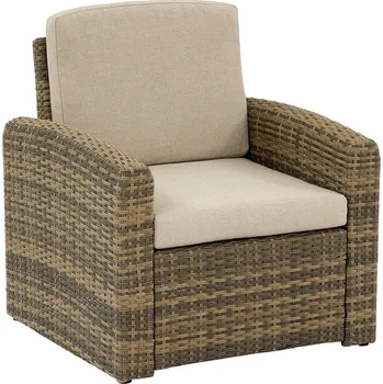 DEOKORK Ratanové křeslo SANTORINI (hnědá)