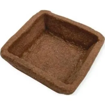 Nádoba na pečení Dortisimo Košíček na tartaletky čtvercový máslový kakaový 4,5 cm (20 ks)
