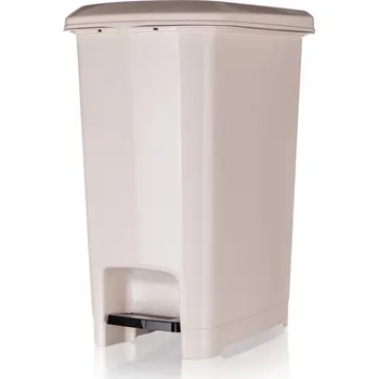 Odpadkový koš Koš odpadkový nášlapný STEP 25 l, krémový