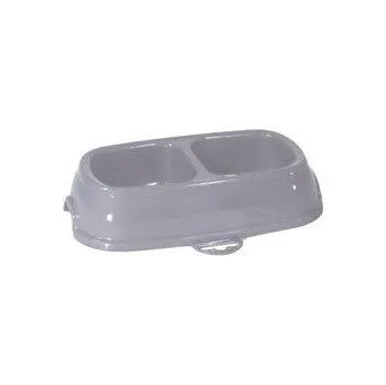 Miska pro psa Jedna plastová miska Zolux šedá 0 l