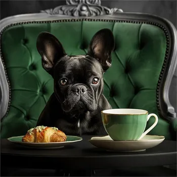 Obraz Skleněný obraz Buldog, 30 × 30 cm&nbsp;GL-18361