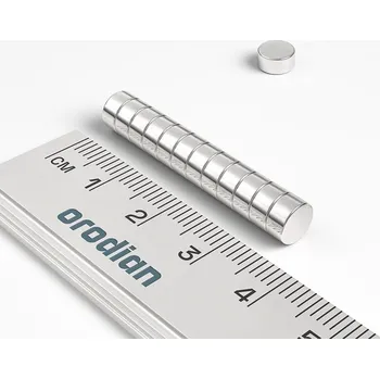 Dekorativní magnet Neodymový magnet válec 6×3 mm - N38