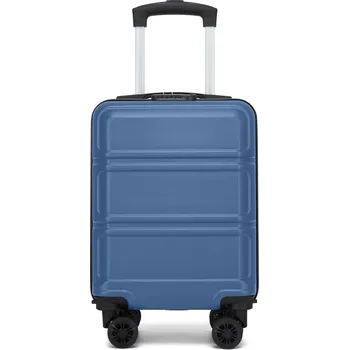 Příruční ABS+PC kufr s odnímatelnými kolečky Kono 22L - navy - 45x30x20 cm