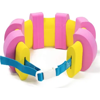 Plavecký pás Tutee Plavecký pás 13 dílků, růžovo-žlutý