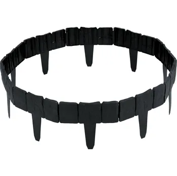 Zahradní obrubník Plonos PL-962 Zahradní plastové obrubníky, flexibilní 2,5 m, antracit