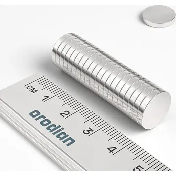 Dekorativní magnet Neodymový magnet válec 12×2 mm - N38