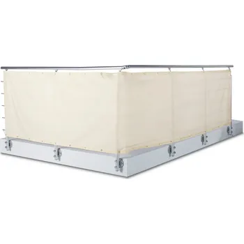 balkonová zástěna 688224 - Tchibo - Balkónová zástěna a ochrana proti větru - barva: bílá