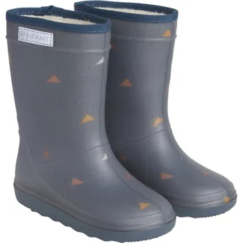 Chlapecká zimní obuv EN-FANT Termo holínky AOP Dark Slate 25 EU