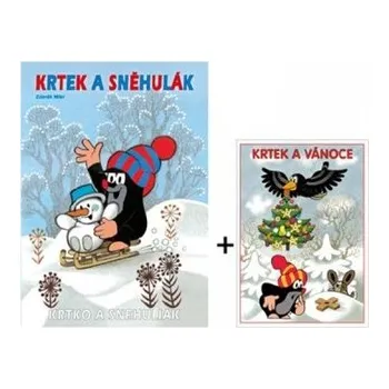 Antistresové omalovánky Zimný kreatívny set Krtko