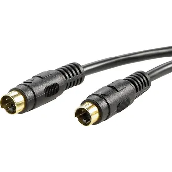 Audio kabel Value S-video TV, monitor kabel 3.00 m černá