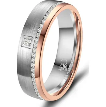 Prsten MARRYA® Dámský snubní prsten Titan - velikost 58 - TI-39D-58