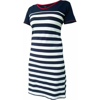 Dámské šaty Dámské šaty, krátký rukáv NEMURA 802 proužek S