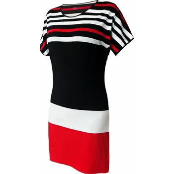 Dámské šaty Dámské šaty, krátký rukáv NEPOLA 801 proužek M