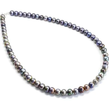 Náhrdelník Náhrdelník říční perly fialové Purpe