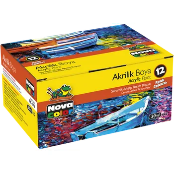 Speciální výtvarná barva barvy akrylové NC-179 sada 12x30ml