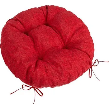 Podsedák Sedák LADA kulatý prošívaný Červená - průměr 40 cm