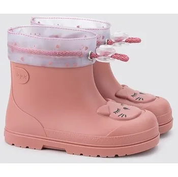 Chlapecké holínky Igor Dětské holínky Mendi Gato Rose růžová Velikost: 22