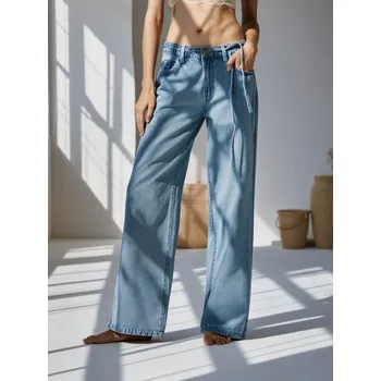 Dámské džíny Sinsay - Super volné džíny - modrá - 795DB-55J - 795DB-55J-32