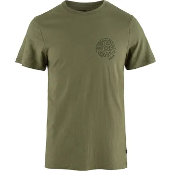 Pánské tričko tričko pánské bavlněné FJÄLLRÄVEN Hemp Blend Out Here T-shirt M Green - XXL