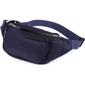 Outdoorové zavazadlo Ledvinka 3 zipová se zadní kapsičkou, střední, 4 modrá tmavá