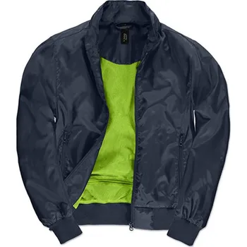 Dámská větrovka B&amp;C Trooper Dámská bunda - bomber JW964 Navy-Neon Green S