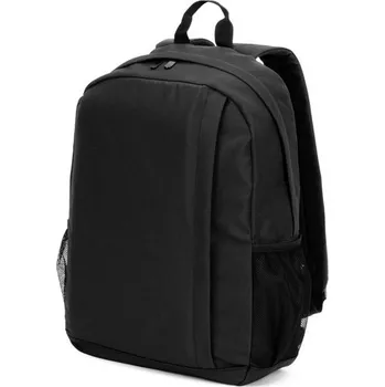 Městský batoh LIVERPOOL. Batoh na notebook z recyklovaného polyesteru 600D s vysokou hustotou, 15" - Černá