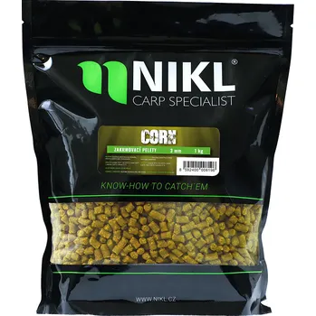 Karel Nikl Nikl Pelety Corn 1kg Varianta: Nikl Pelety Corn 1kg - Průměr: 18mm, Balení: 1kg